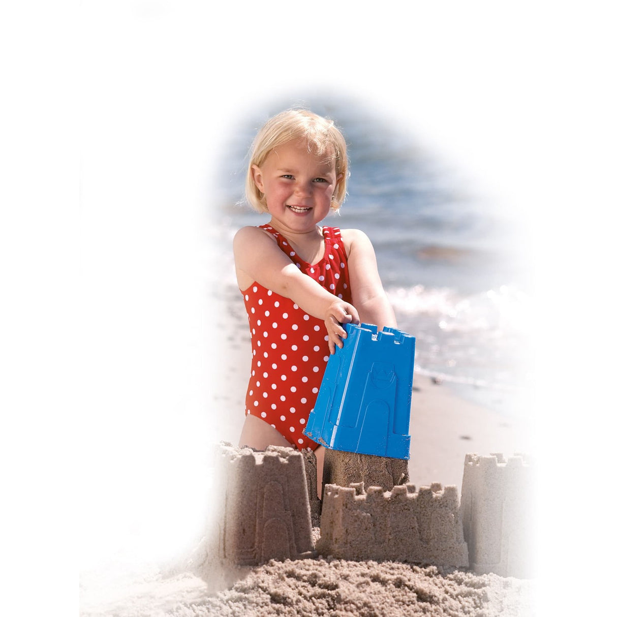Dantoy Sand Castle Moulds & Skuffe Sett Ctn.