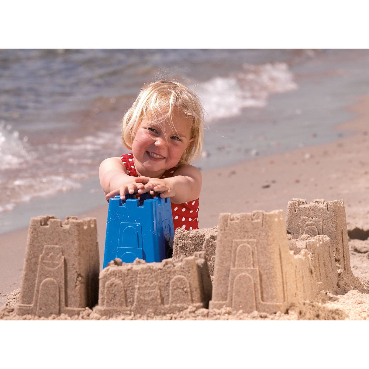 Dantoy Sand Castle Moulds & Skuffe Sett Ctn.