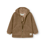 Mini A Ture Otter Brown Matliff Teddyfleece Jacket. Grs