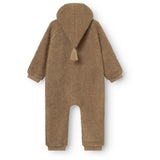 Mini A Ture Otter Brown Matadel Teddyfleece Jumpsuit. Grs