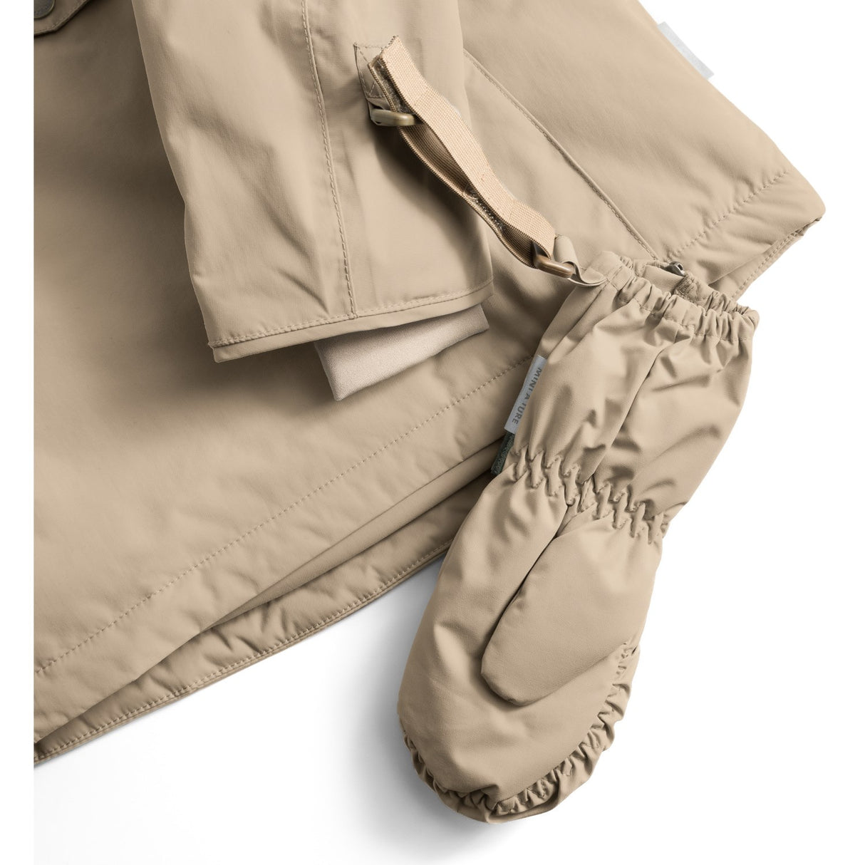 Mini A Ture Grey Brown Matcesar Fleece Lined Votter
