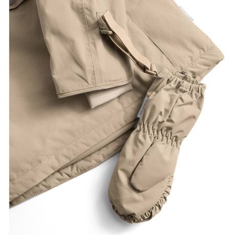 Mini A Ture Grey Brown Matcesar Fleece Lined Votter