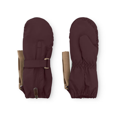 Mini A Ture Fudge Aubergine Matcesar Fleece Lined Votter