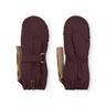 Mini A Ture Fudge Aubergine Matcesar Fleece Lined Votter