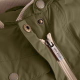 Mini A Ture Kalamata Green Matwisti Fleece Lined Snowsuit. Grs