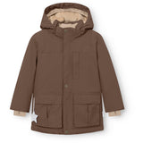 Mini A Ture Chestnut Brown Matkastorio Fleece Lined Winter Jacket. Grs