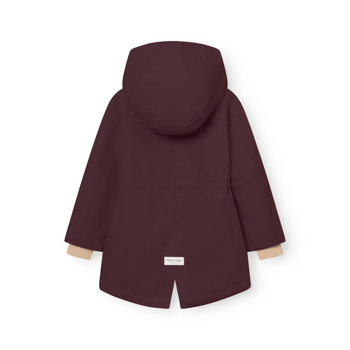 Mini A Ture Fudge Aubergine Matvikania Fleece Lined Winter Jacket. Grs