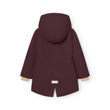 Mini A Ture Fudge Aubergine Matvikania Fleece Lined Winter Jacket. Grs