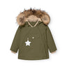 Mini A Ture Kalamata Green Matwang Fleece Lined Winter Jakke Fur. Grs