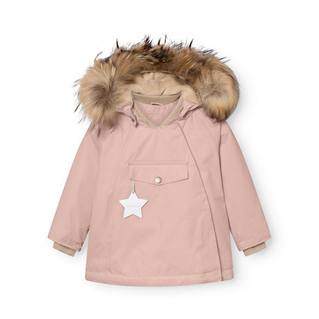 Mini A Ture Adobe Rose Matwang Fleece Lined Winter Jakke Fur. Grs