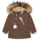 Mini A Ture Chestnut Brown Matwang Fleece Lined Winter Jakke Fur. Grs