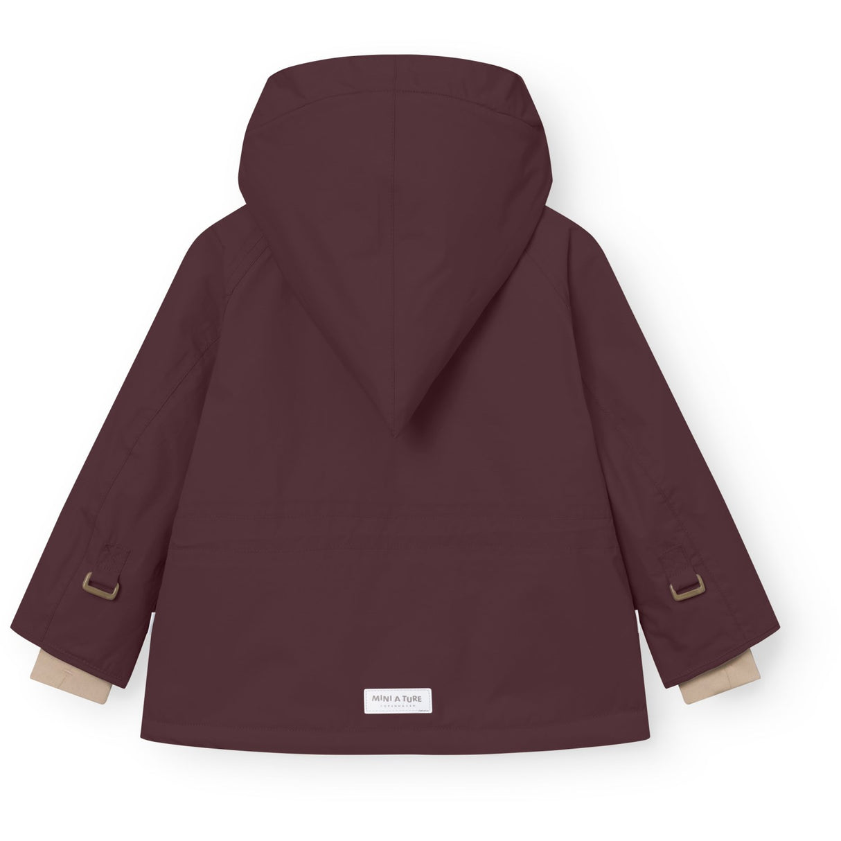 Mini A Ture Fudge Aubergine Matwang Fleece Lined Winter Jacket. Grs