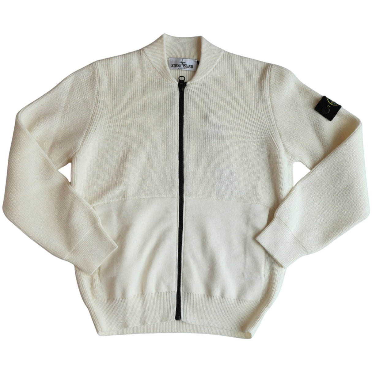 Stone Island White Cardigan
