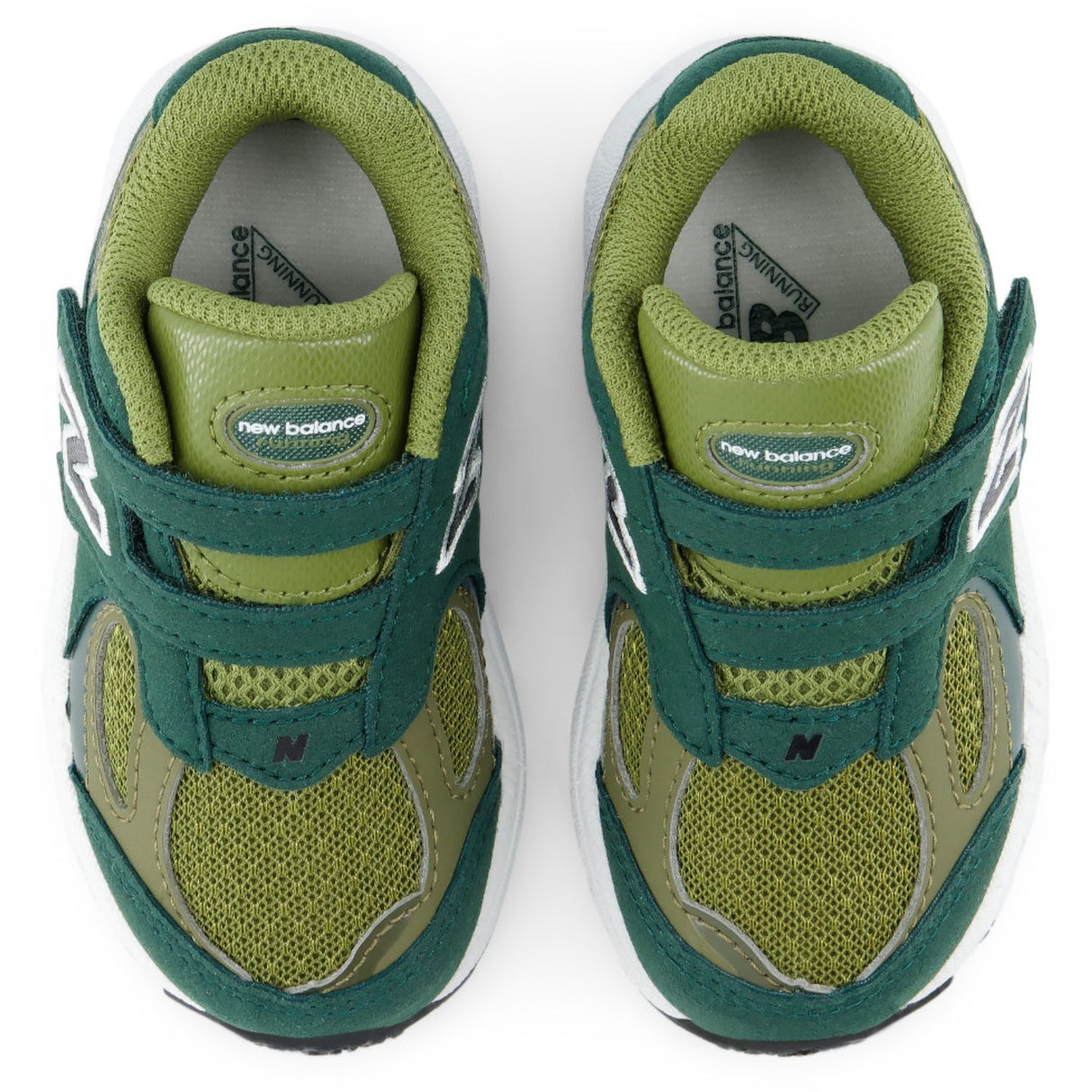 New Balance Nordic Green 2002 Kids Hook & Loop