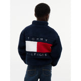 Tommy Hilfiger Dark Blue-Blue Flag Full Zip Collegegenser
