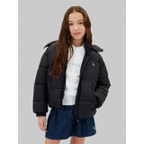 Calvin Klein Pvh Black-Black Minime Ck Kort Hd Puffer Jakke