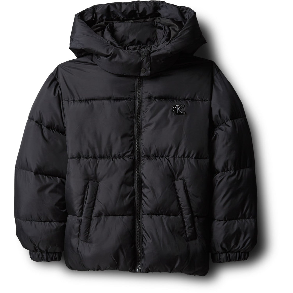 Calvin Klein Pvh Black-Black Minime Ck Kort Hd Puffer Jakke