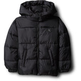 Calvin Klein Pvh Black-Black Minime Ck Kort Hd Puffer Jakke