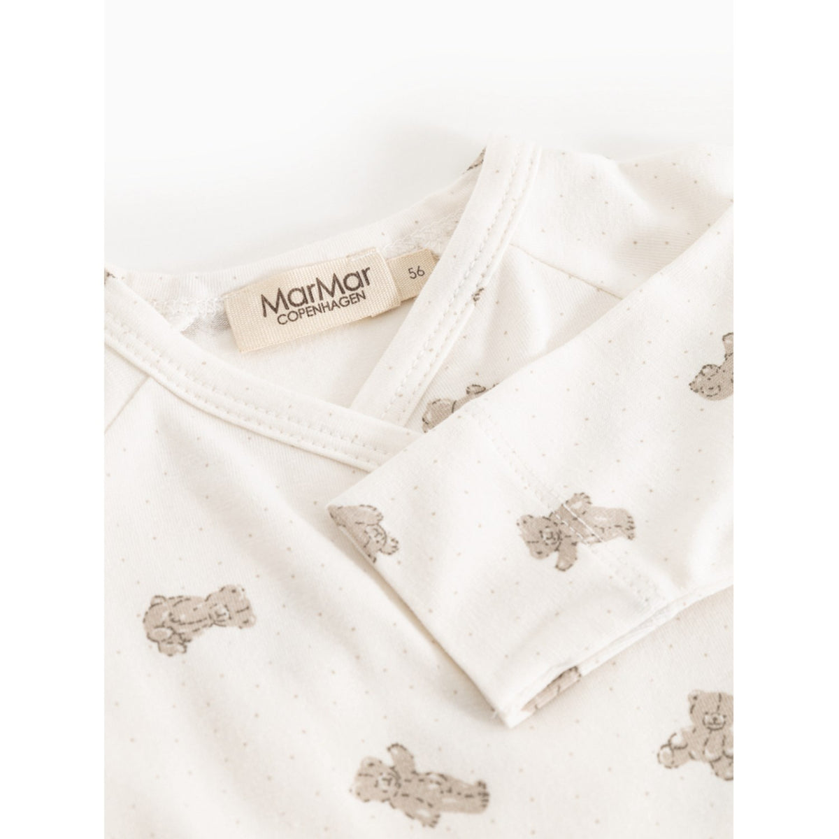 MarMar Modal Smooth Print Teddybears Rubello Heldrakt