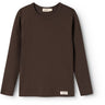 MarMar Modal Dark Roast Plain Bluse