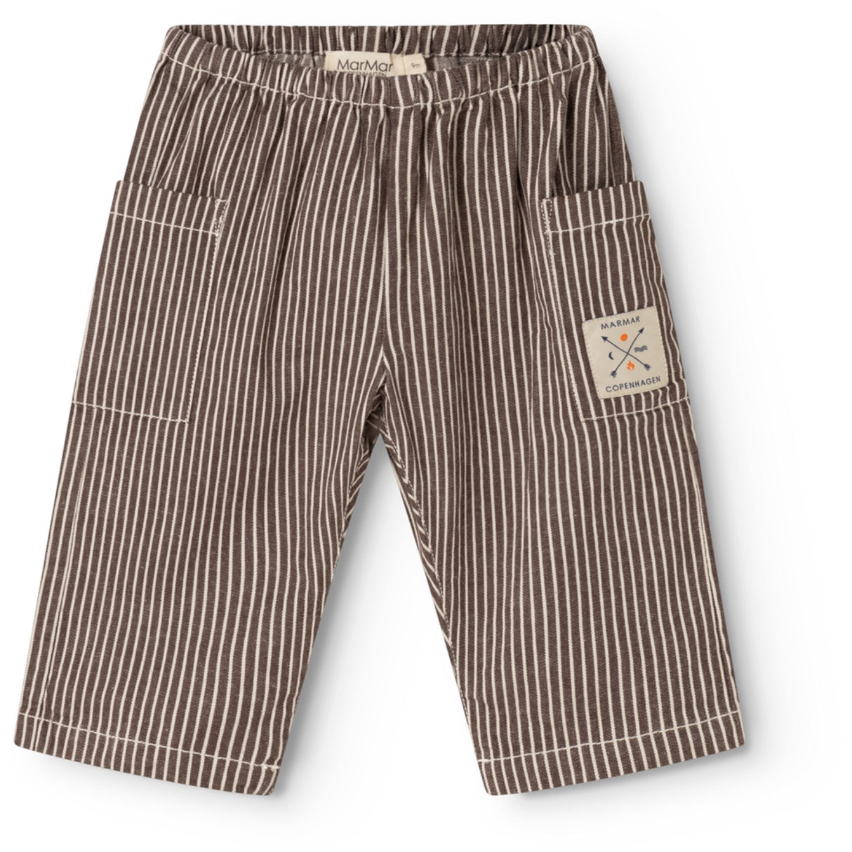 MarMar Soft Denim Dark Brownie Stripe Panto Bukser