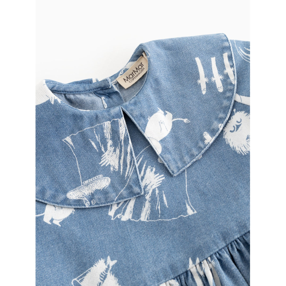 MarMar Denim Print Moomins Dalva B Kjole