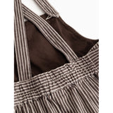 MarMar Soft Denim Dark Brownie Stripe Sanne Kjole