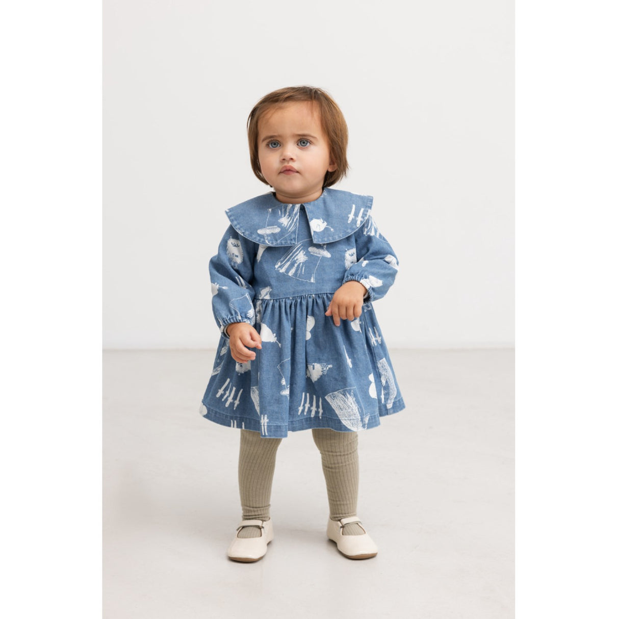 MarMar Denim Print Moomins Dalva B Kjole