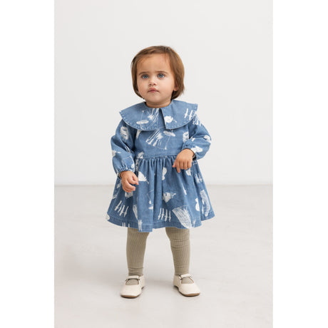 MarMar Denim Print Moomins Dalva B Kjole