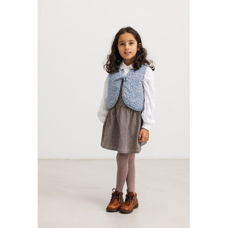 MarMar Soft Denim Dark Brownie Stripe Sanne Kjole