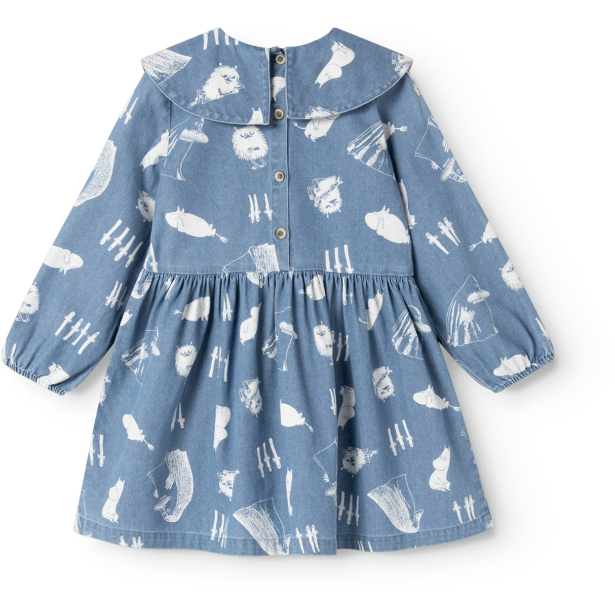 MarMar Denim Print Moomins Dalva Kjole