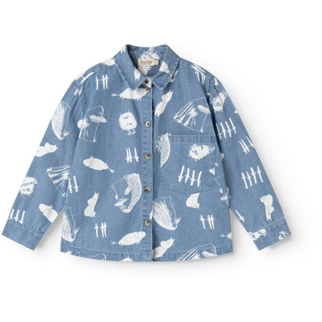 MarMar Denim Print Moomins Telo Skjorte