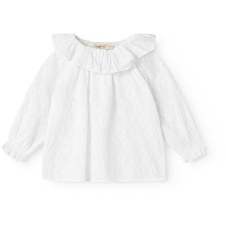 MarMar Delicate Cotton White Tia Bluse