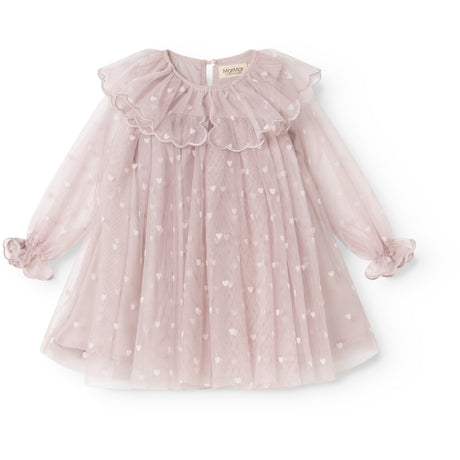 MarMar Ballerina Cloud Gray Hearts Dera B Kjole