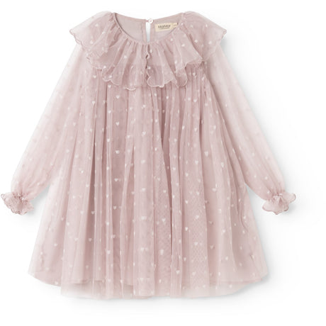 MarMar Ballerina Cloud Gray Hearts Dera Kjole