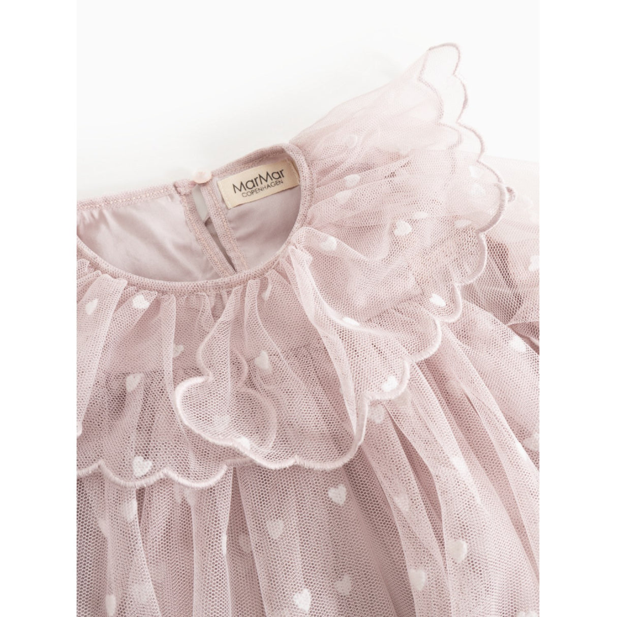 MarMar Ballerina Cloud Gray Hearts Dera B Kjole