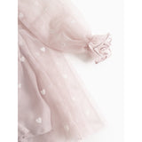 MarMar Ballerina Cloud Gray Hearts Dera B Kjole