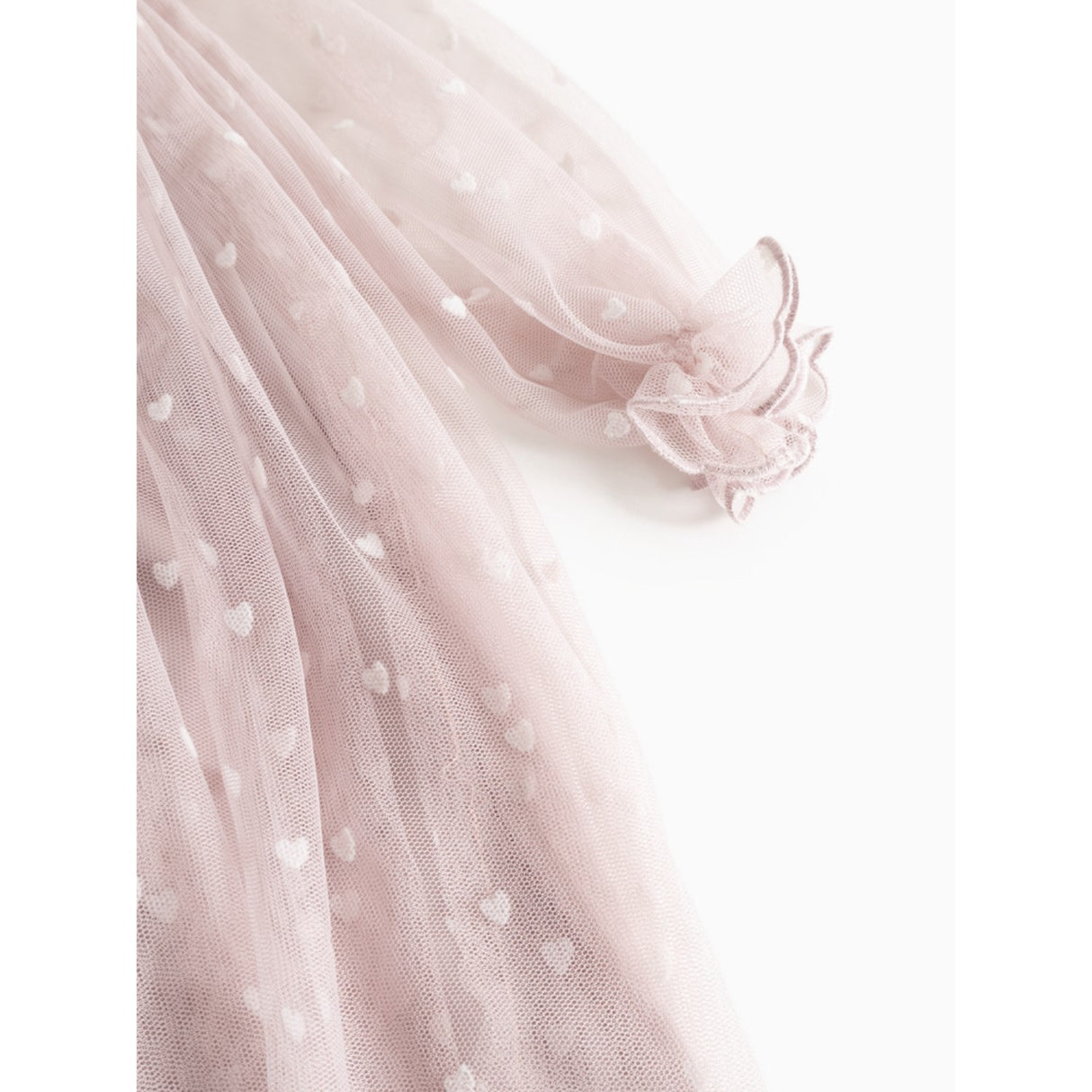 MarMar Ballerina Cloud Gray Hearts Dera Kjole