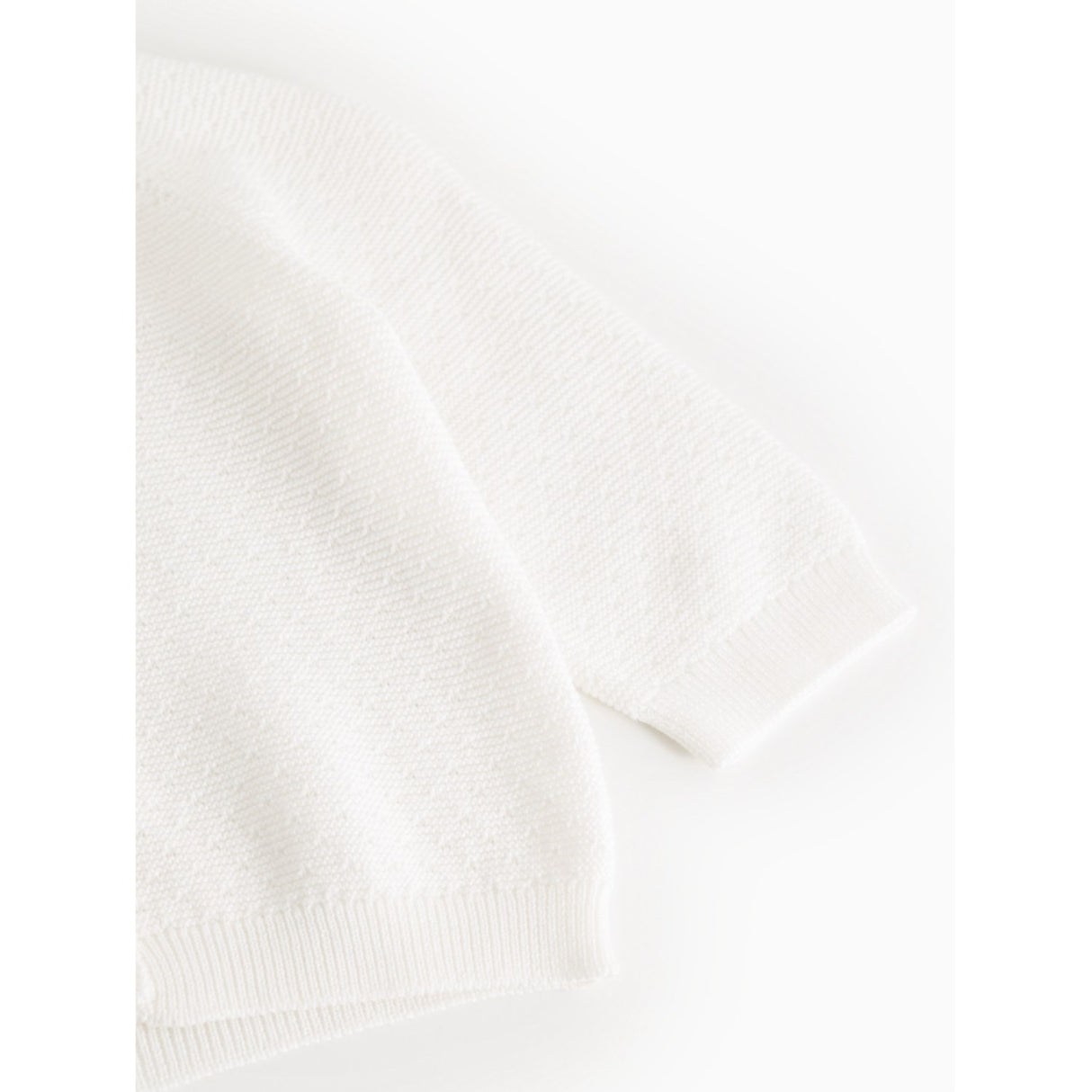 MarMar Modal Mix Links-Links Gentle White Taki Strikket Cardigan