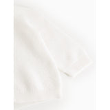 MarMar Modal Mix Links-Links Gentle White Taki Strikket Cardigan