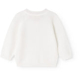 MarMar Modal Mix Links-Links Gentle White Taki Strikket Cardigan