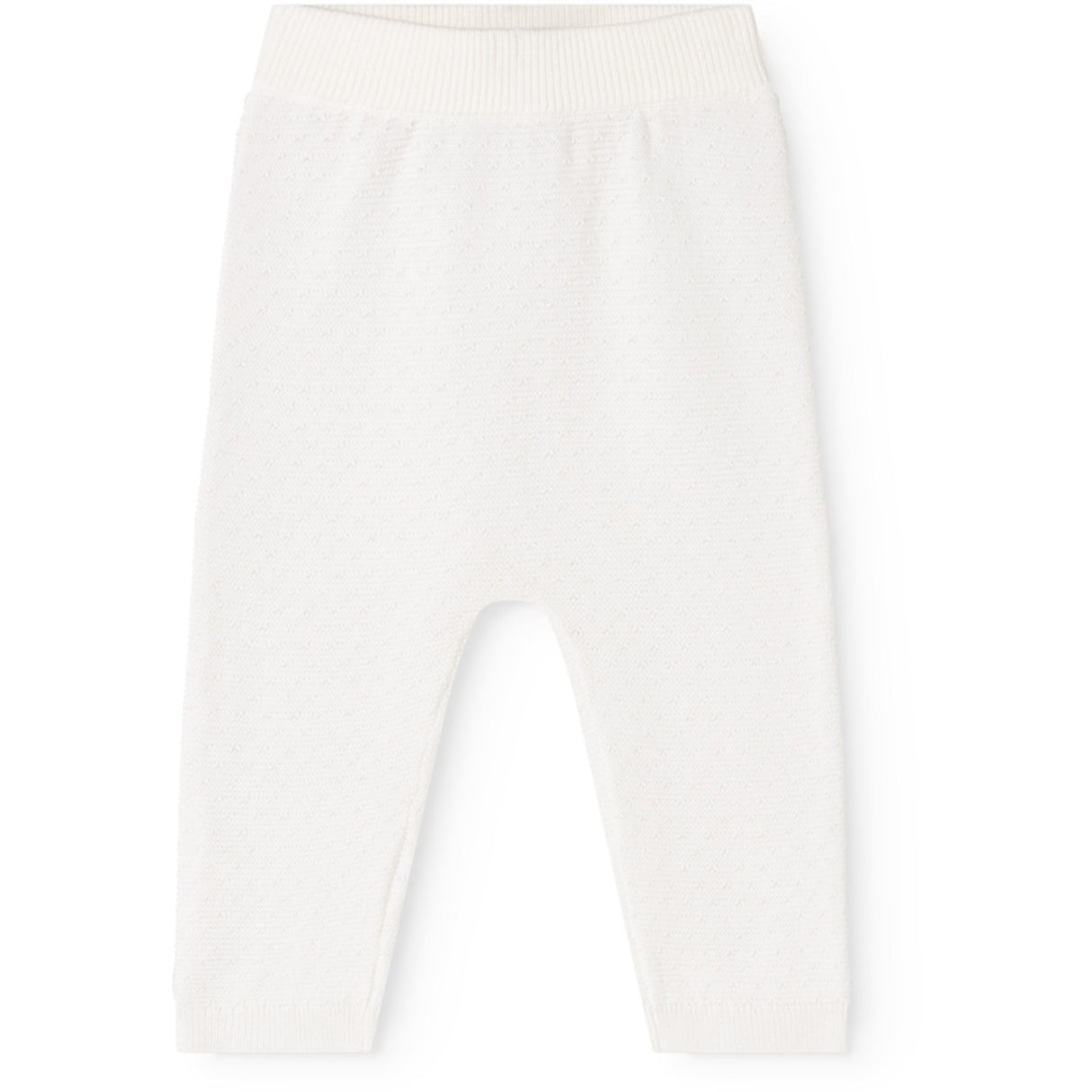 MarMar Modal Mix Links-Links Gentle White Pira Strikket Bukser