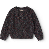 MarMar Cotton Knit Spacedye Deepest Sea Space Teno Strikket Bluse