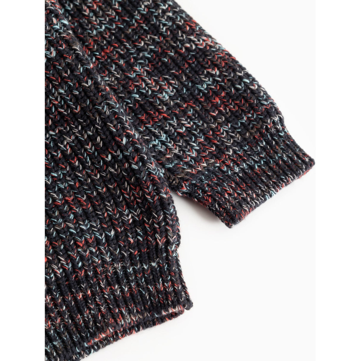 MarMar Cotton Knit Spacedye Deepest Sea Space Teno Strikket Bluse