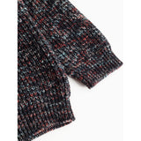 MarMar Cotton Knit Spacedye Deepest Sea Space Teno Strikket Bluse