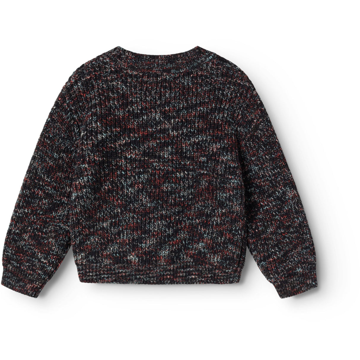 MarMar Cotton Knit Spacedye Deepest Sea Space Teno Strikket Bluse