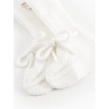 MarMar Modal Mix Links-Links Gentle White Abootie Strikket Booties