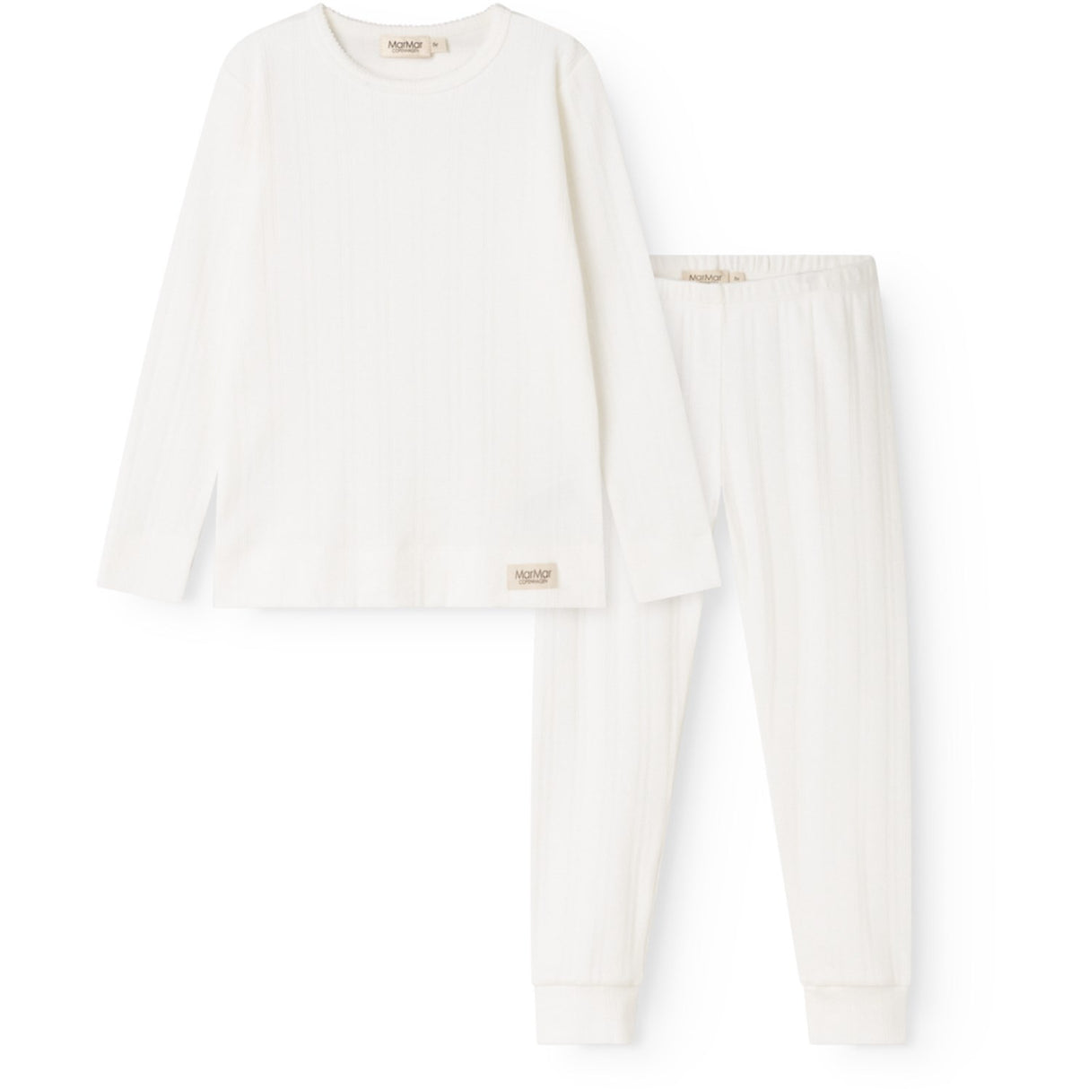 MarMar Modal Pointelle Gentle White Natttøy