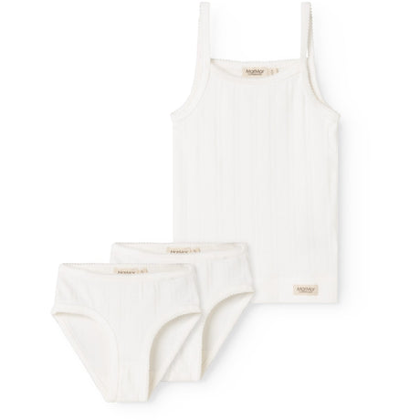 MarMar Modal Pointelle Gentle White Undertøy Sett
