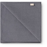 MarMar Cotton Seersucker Pigeon Blue Check Airo Skjerf